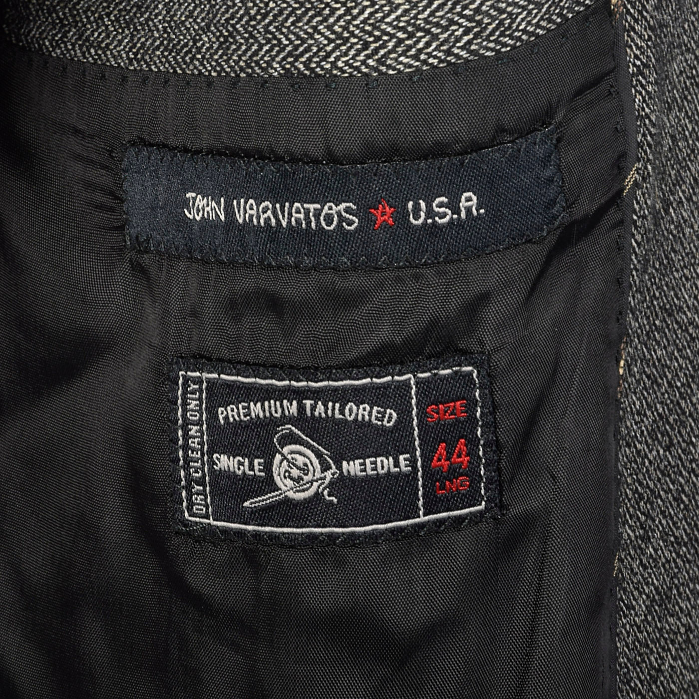 John Varvatos Denim Trucker Jacket in Black for Men | Lyst Australia